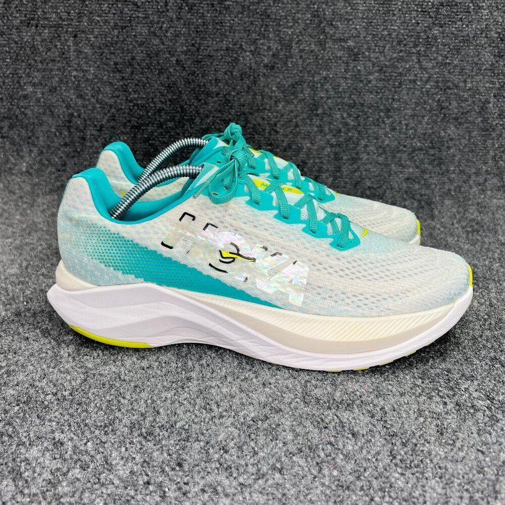 Hoka One One Mach X Running Shoes Mens Size 10.5 White Athletic Training Sneaker
